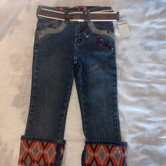 Girls Roca Wear Jeans- Size 6L- 2 identical pair-Sold as Set of 2 - Picture 7 of 8